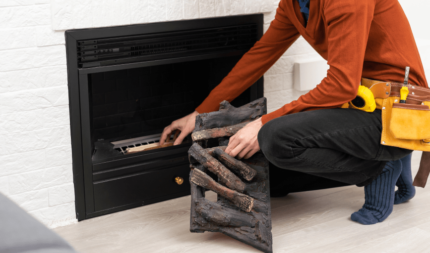 GAS FIREPLACE CLEANING